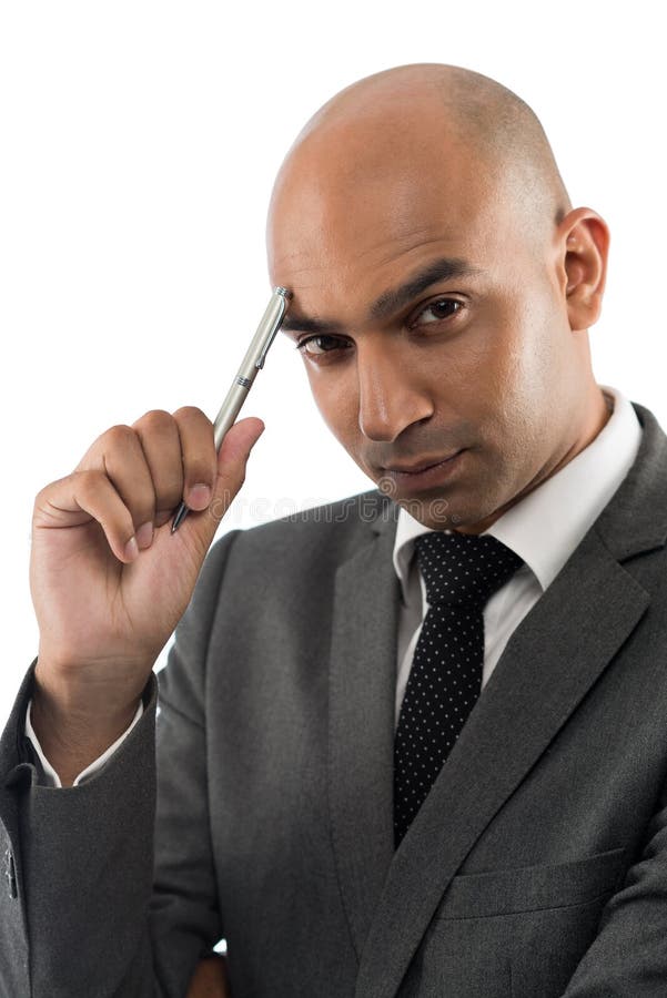 Pensive Manager Sitting On The Back Of Armchair Near Window In Office Stock Photo Image of