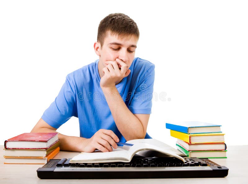 Student with a Books royalty free stock image
