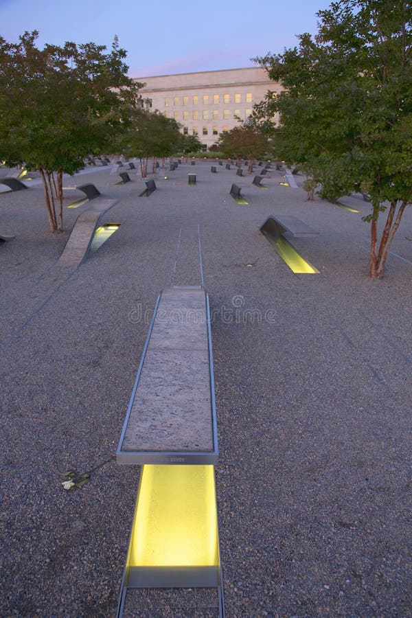 The Pentagon Memorial editorial photography Image of memories 35467117