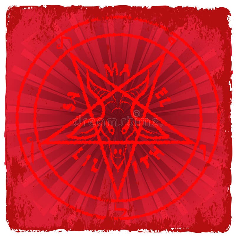 Pentagram ilustração stock Pentagram ilustração stock