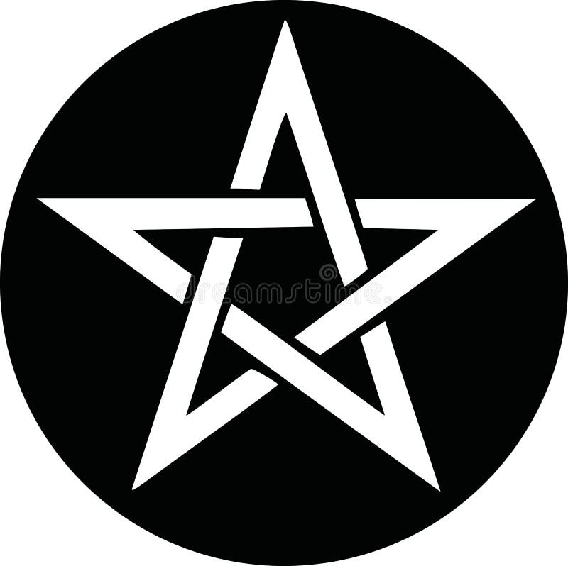 Pentagram icon vector