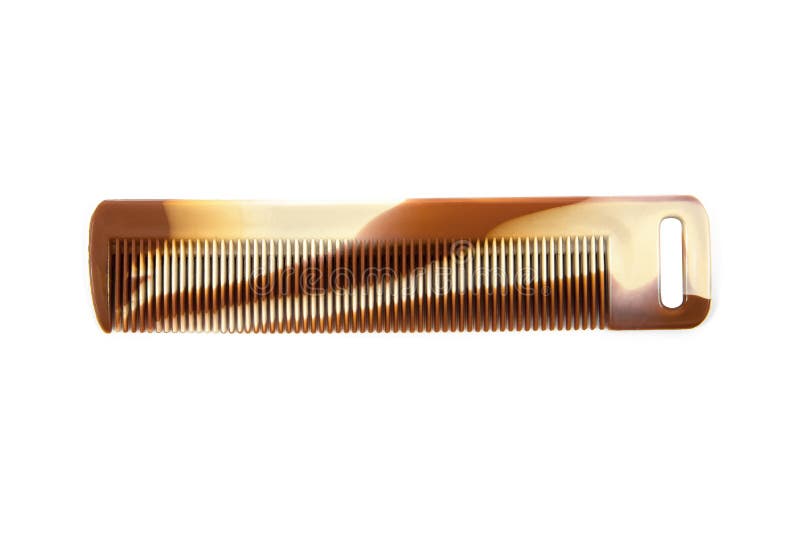 Pente do cabelo isolado no fundo branco fotos de stock Pente do cabelo isolado no fundo branco fotos de stock