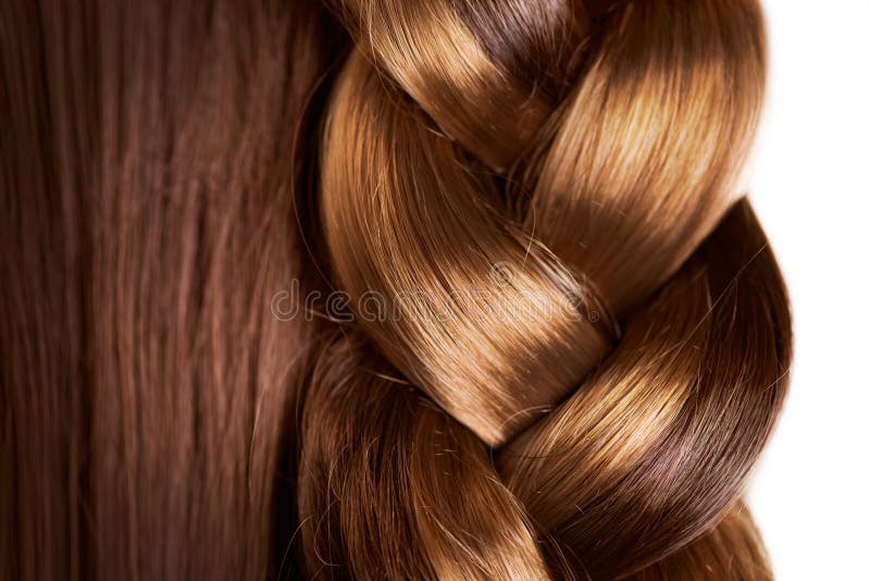 Penteado da trança fotografia de stock royalty free Penteado da trança fotografia de stock royalty free