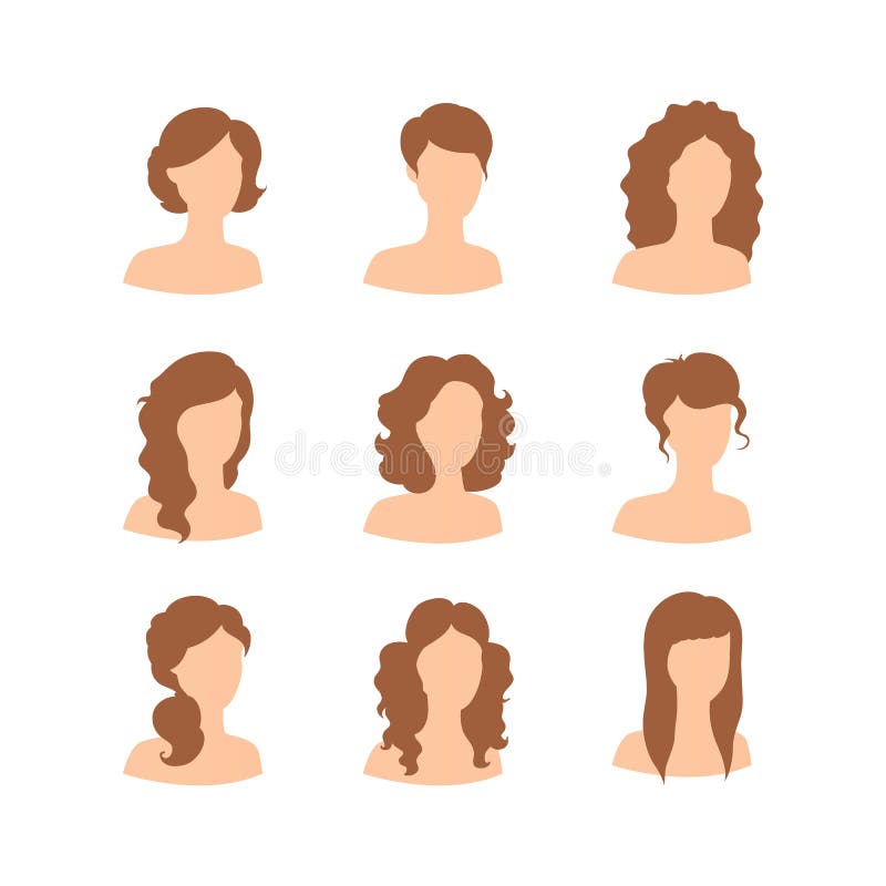 Mulher Penteado Perucas Vector Halloween Haircut E Feminino Falso Estilo De  Cabelo Ou Bobwig Ilustração Hairdressing Ou Corte De Cabelo Com Coloração  Para Carnaval Isolado No Fundo Branco Royalty Free SVG, Cliparts