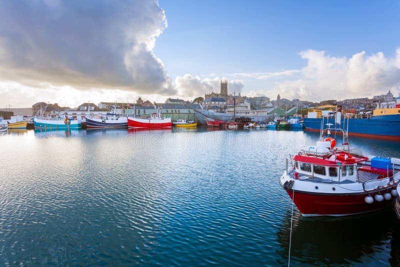Penzance Harbour Cornwall royalty free stock photography