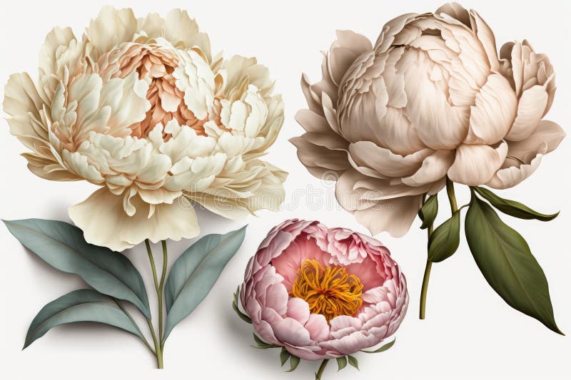 Peonies -These large and showy flowers come in a variet