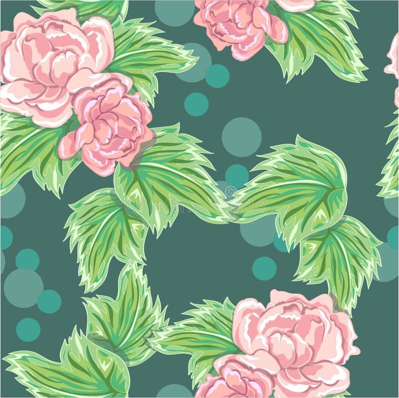 Peony pattern