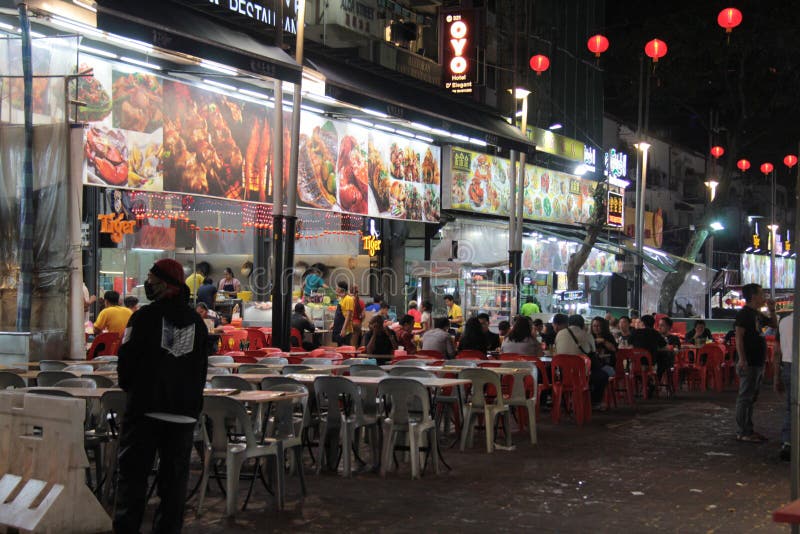 Jalan Alor Night Market Kuala Lumpur Malaysia Editorial Stock Image