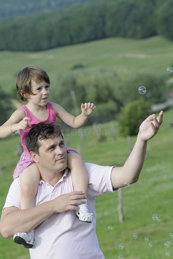 People catching balloons royalty free stock image