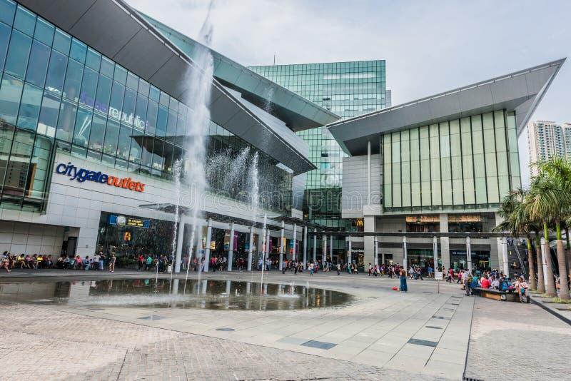 People CityGate Outlet Shopping Mall Tung Chung Wan Lantau Islan Editorial Image - Image of ...