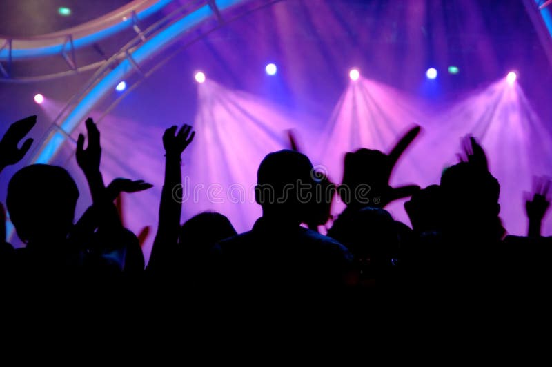 Concert Crowd stock image. Image of rhythm, happiness - 15538189