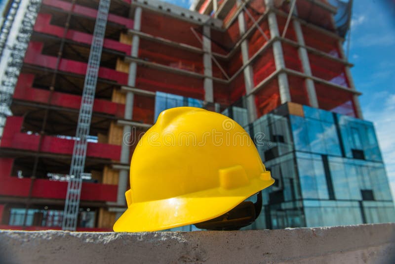 People on the construction and safety technic concept photo