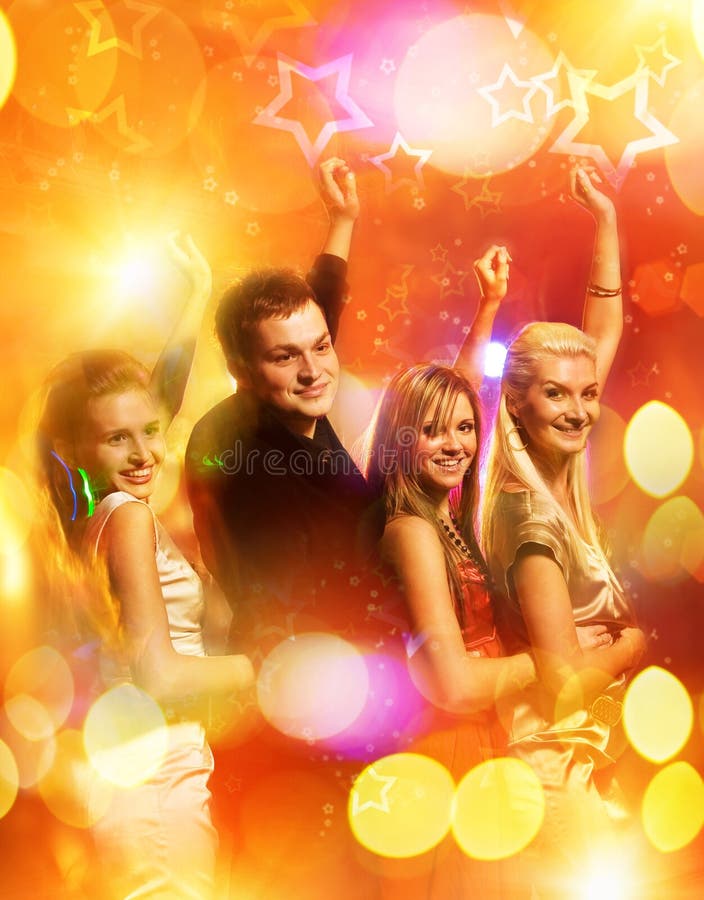 People Dancing in the Night Club Stock Image - Image of club, dance ...