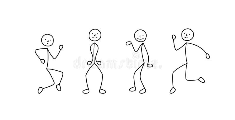 160+ Drawing Of A Stick People Dancing Stock Illustrations, Royalty-Free  Vector Graphics & Clip Art - iStock