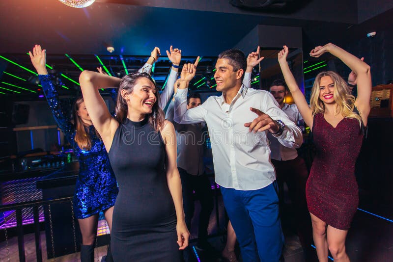 People Dancing in Night Club Stock Photo - Image of entertainment ...