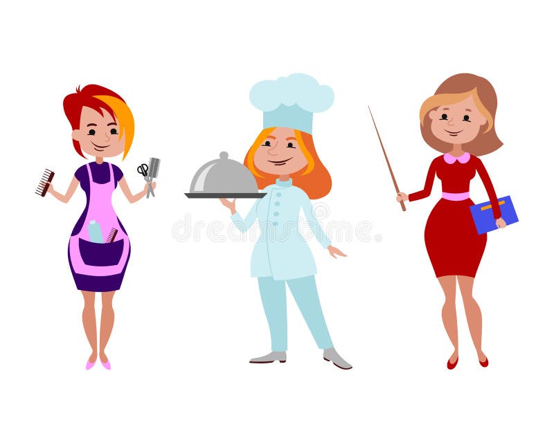 People different professions vector illustration.