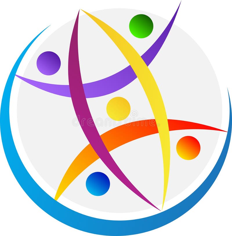 People earth logo vector illustration People earth logo vector illustration