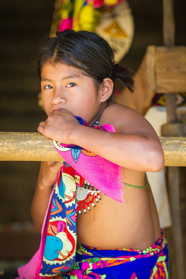 Native Embera Girl Panama Editorial Photography Image Of Jewelry