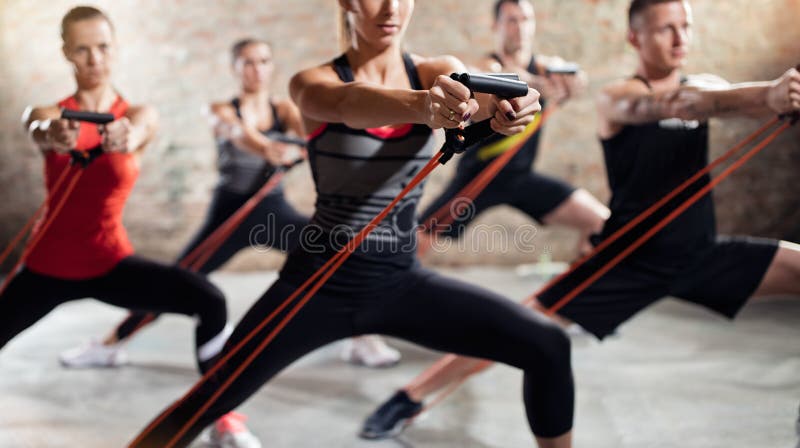 People on exercise class royalty free stock photos People on exercise class royalty free stock photos