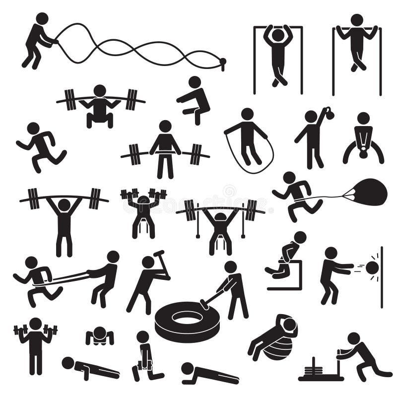 Exercising Squat Stock Illustrations – 425 Exercising Squat Stock ...