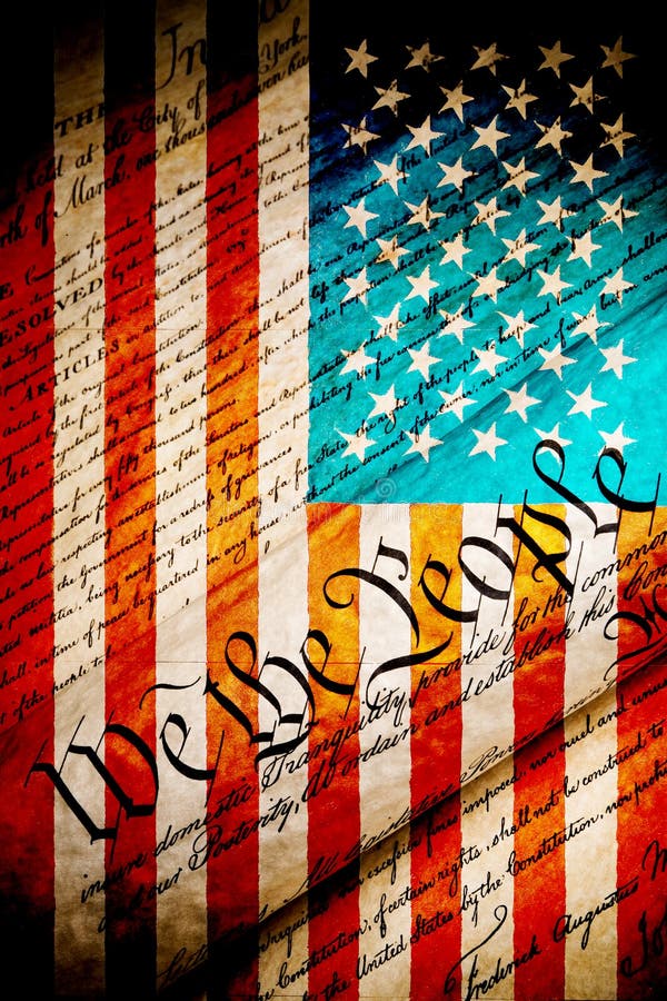We the people grunge stock image We the people grunge stock image