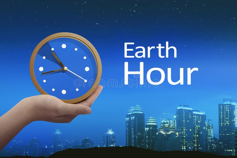 People Hand Holding Clock Earth Hour Greeting Stock Photos Free