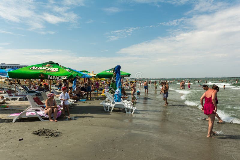 People Having Fun On The Beach Editorial Photo Image 44175106