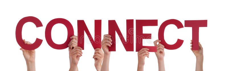 People Holding Connect stock image People Holding Connect stock image