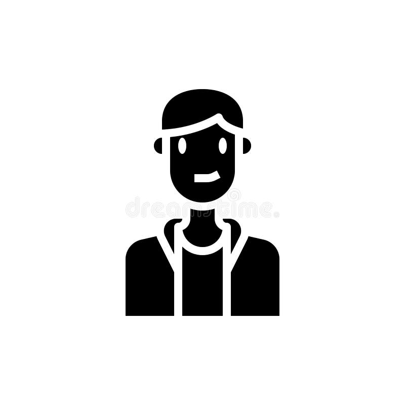 People Icon Boy Vector Illustration Stock Vector Illustration of user