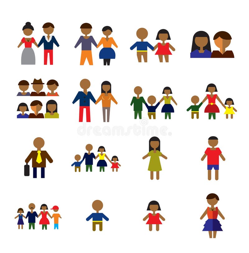 People icons royalty free illustration People icons royalty free illustration