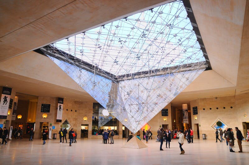 People Inside the Louvre Museum (Musee Du Louvre) Editorial Stock Image -  Image of city, museum: 39941264