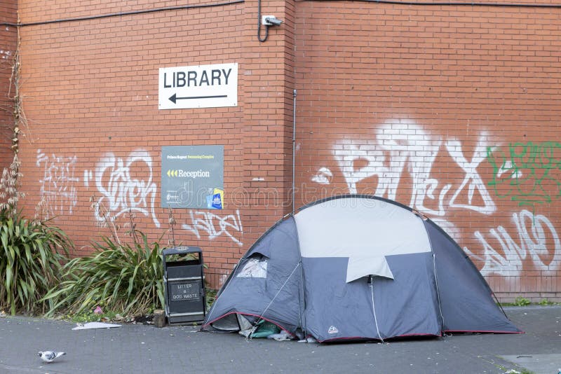 People living in tents on the street in Brighton in the 5th richest country in the world. During the day stock images People living in tents on the street in Brighton in the 5th richest country in the world. During the day stock images