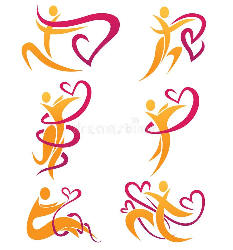 People in love vector illustration