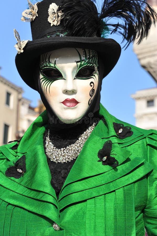 People in Luxury Costume at Venice, Italy.Feb`13 Editorial Image ...