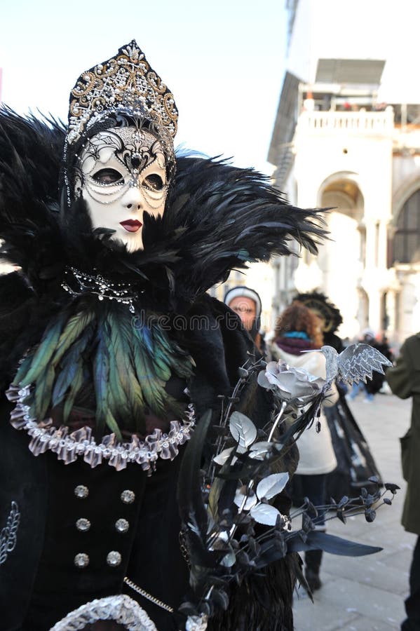 People in Luxury Costume at Venice, Italy.Feb`13 Editorial Stock Photo ...