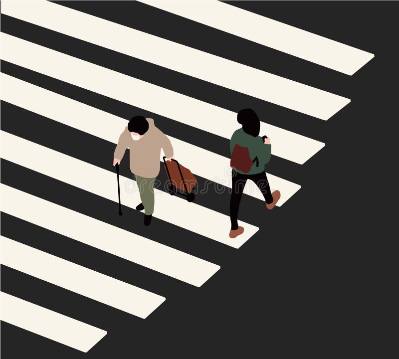 Dangerous Crosswalk Stock Illustrations – 229 Dangerous Crosswalk