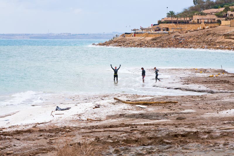People in Mineral Mud in Dead Sea, Jordan Editorial Photo Image of landscape, kempinski 23745671