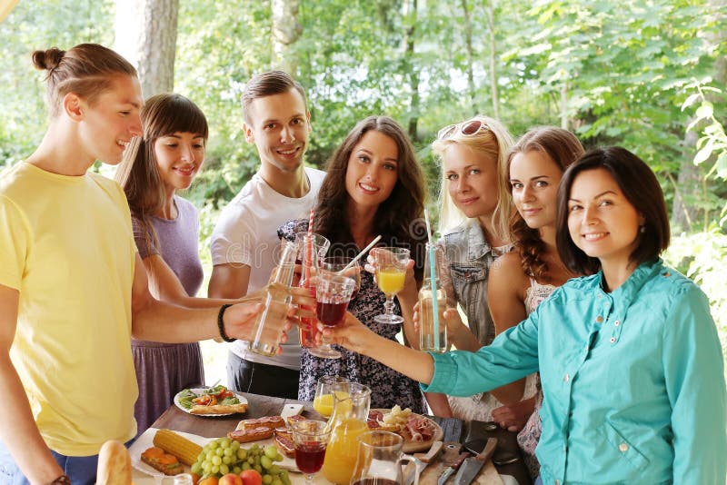 People on the picnic