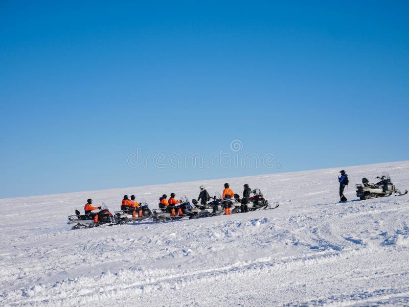 Motor Sled at White Snow Transport Stock Image - Image of winter, snow:  27045633