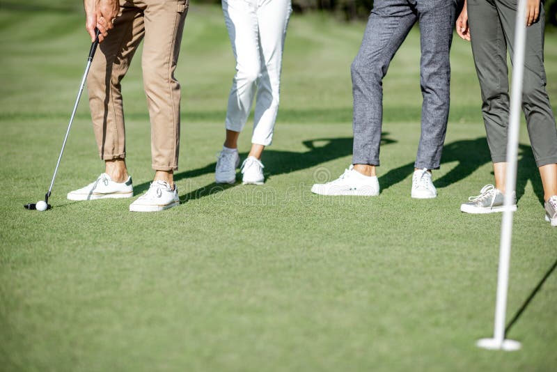 People practising golf stock image. Image of golfclub - 162976319