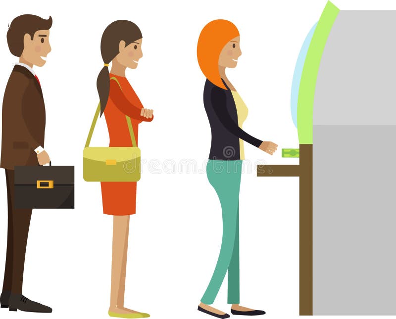 People Bank Queue Stock Illustrations – 980 People Bank Queue Stock  Illustrations, Vectors & Clipart - Dreamstime
