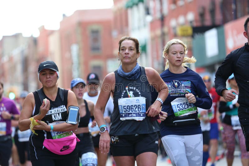 Marathon NYC 2019 sport event in Central Park stock photography Marathon NYC 2019 sport event in Central Park stock photography