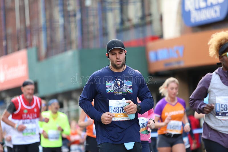 Marathon NYC 2019 sport event in Central Park royalty free stock images Marathon NYC 2019 sport event in Central Park royalty free stock images