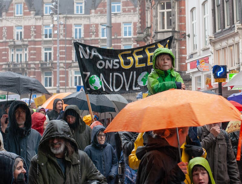 People`s Climate March Amsterdam stock photos People`s Climate March Amsterdam stock photos