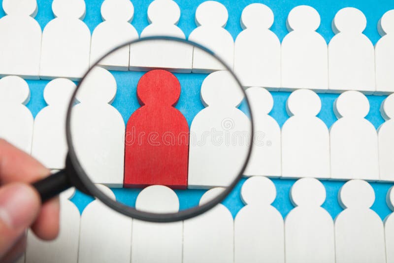 People segmentation, outsourcing team or group. Acquisition business career royalty free stock photo