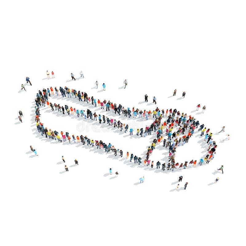 People shape shoes cartoon. A group of people in the shape of shoes, cartoon, isolated, white background royalty free illustration People shape shoes cartoon. A group of people in the shape of shoes, cartoon, isolated, white background royalty free illustration
