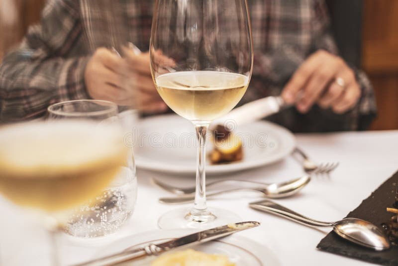 People sharing a fancy dinner royalty free stock photography People sharing a fancy dinner royalty free stock photography