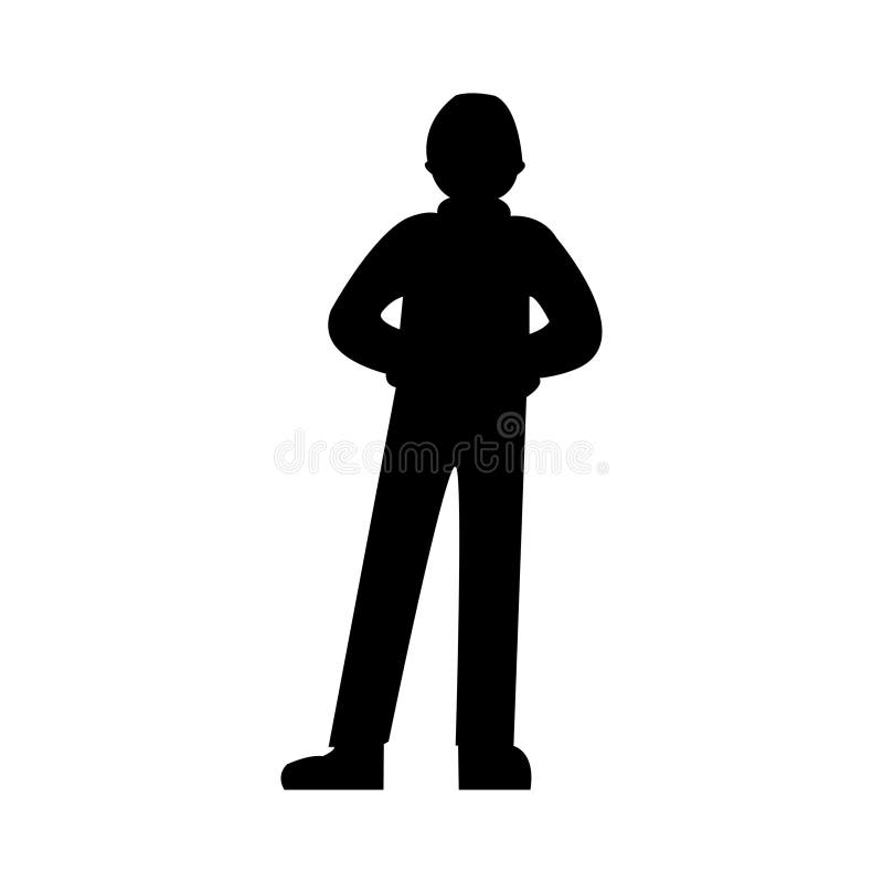 People Silhoette Illustration Stock Vector Illustration