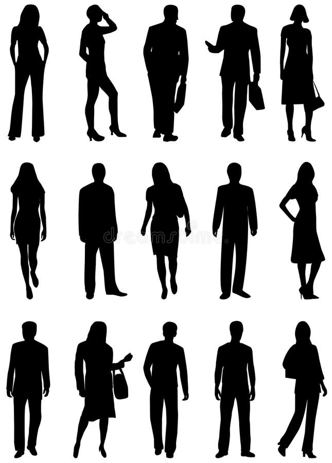 People silhouette