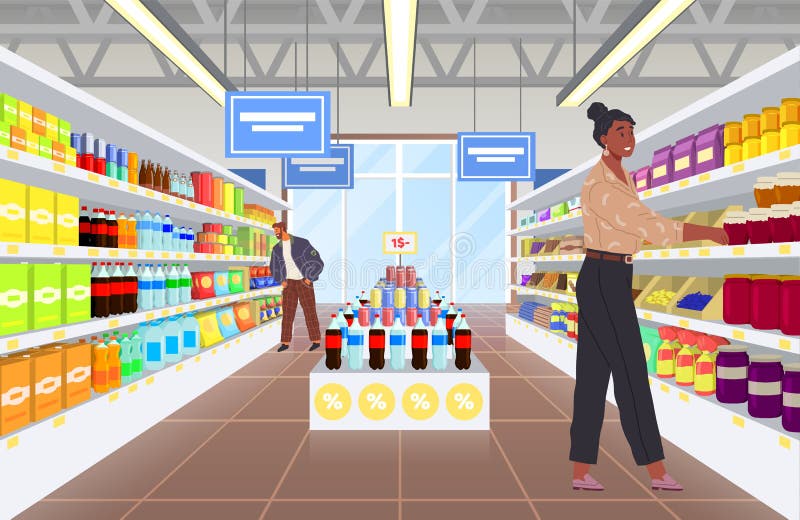 Supermarket Cashier Shop Interior Cartoon Stock Illustrations – 502  Supermarket Cashier Shop Interior Cartoon Stock Illustrations, Vectors &  Clipart - Dreamstime